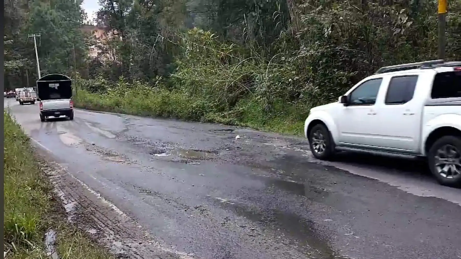 Anuncian bloqueo de la carretera Zacapoaxtla-Cuetzalan, exigen su reparación